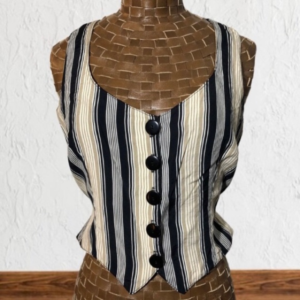 Vintage Striped Vest